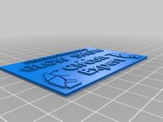 Name Badge For Pittsfield Glow Show 3D Printer Model