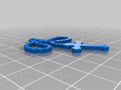 Cross Pendant 3D Printer Model