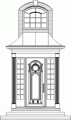 Beautiful Door Cad dwg DWG File