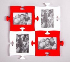 Puzzle Photo Frames Free Vector