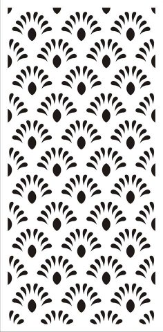 Archivo dxf de patrón de diseño floral floreciente de Jali Design
