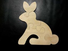 Animal Puzzle Laser Cut Free Vector