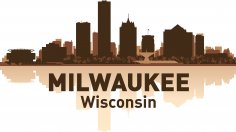 Milwaukee Skyline Free Vector