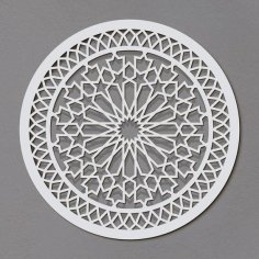 Laser Cut Mandala In Arabic Style