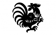 Rooster 4 dxf File