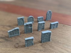 Old Tombstone Variations – D&D Scatter 3D Printer Model