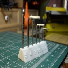 Hex Key Stand 3D Printer Model