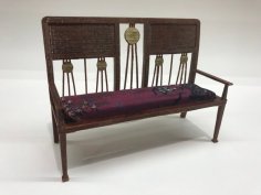 Art Nouveau Bench 3D Printer Model