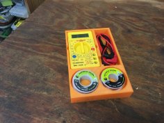 Multimeter And Solder Holder 3D Printer Model