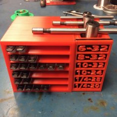 Drill Tap Organizer 3D Printer Model