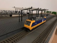 Stationroof 1:87 H0 3D Printer Model