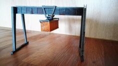 Container Crane N-Scale 3D Printer Model