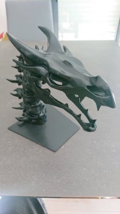 Dragon Skull With Good Teeth 3D Printer Model