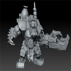 Warboss Orktober 3D Printer Model