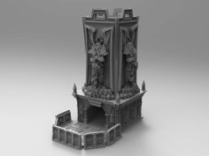 Warhammer Fortress Of Sacrifice Dice Tower 3D Printer Model