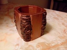 Tiki Cup / Pen Pencil Holder 3D Printer Model