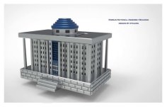 Korean National Assembly Building Coin Bank 3D Printer Model