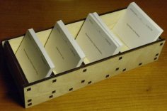 Laser Cut Leitner’s Learning Box