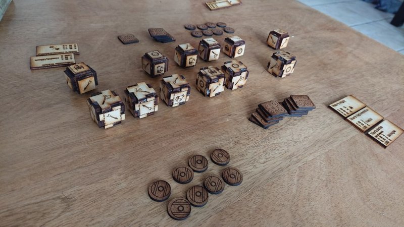 Laser Cut Orlog Game