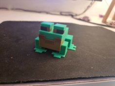 Minecraft Frog 3D Printer Model