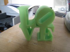 Love 3D Printer Model