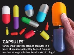 Capsules 3D Printer Model