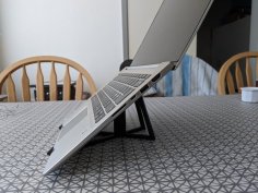 Butterfly Laptop Stand 3D Printer Model