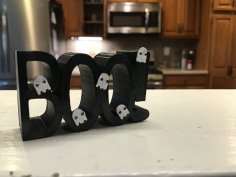 BOO! Halloween Decoration 3D Printer Model