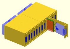 NUC Shelf For Datacenter Rack – 3U – 12 Servers 3D Printer Model