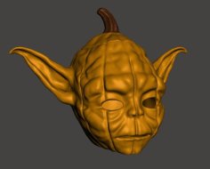 Yoda-O-Lantern 3D Printer Model