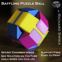 Baffling Puzzle Ball 3D Printer Model