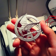 Mockingjay Pin 3D Printer Model