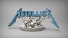 Metallica Chained 3D Printer Model