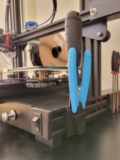 Ender 3 V2 Scraper & Snips Holder 3D Printer Model