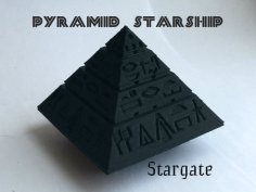 Pyramid Starship Stargate 3D Printer Model