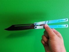 Balisong Trainer 3D Printer Model