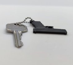 Glock Keychain 3D Printer Model