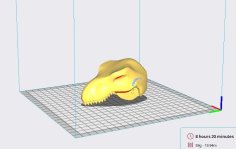 Lego T-Rex Head 3D Printer Model