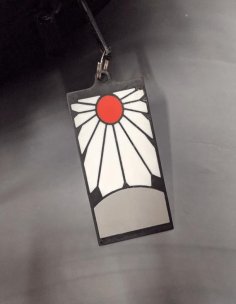 Demon Slayer- Hanafuda Keychain 3D Printer Model