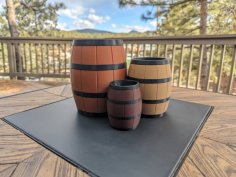 Barrel Planter 3D Printer Model