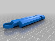 Train Whistle Key Chain 3D Printer Model