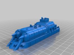 Locomotive Punk Ships 3D Printer Model