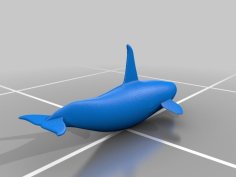 Killer Whale 3D Printer Model