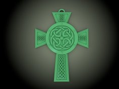 Celtic Cross Necklace/Tree Ornament/Jewelry Piece 3D Printer Model