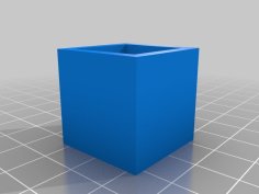 25mm Calibration Cube With Empty Top 3D Printer Model