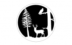 Deer Tree 00 1 dxf File