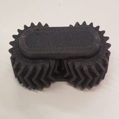 Helical Gear Fidget Toy 3D Printer Model