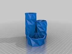 Twisted Pen Pot 3D Printer Model