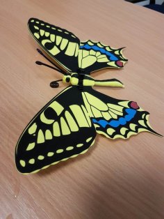 Butterfly Papilio Machaon 3D Printer Model