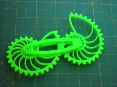 Nautilus Gears With Modified Bar 3D Printer Model